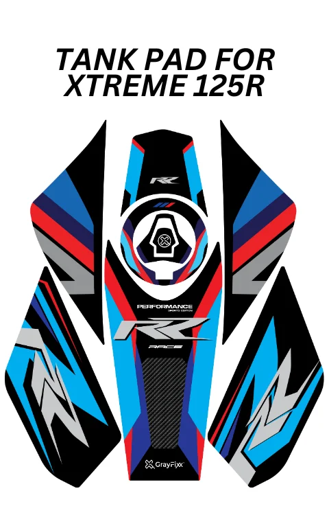 Full Tank Pad Compatible with Xtreme 125R | Xtreme 125 Sticker, Pack Of 1